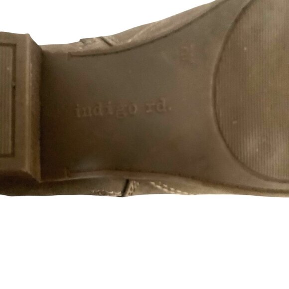 Indigo Rd. Western Ankle Boots Buckle Zip Block Heel Size 7 Women Shoes - Picture 4 of 7